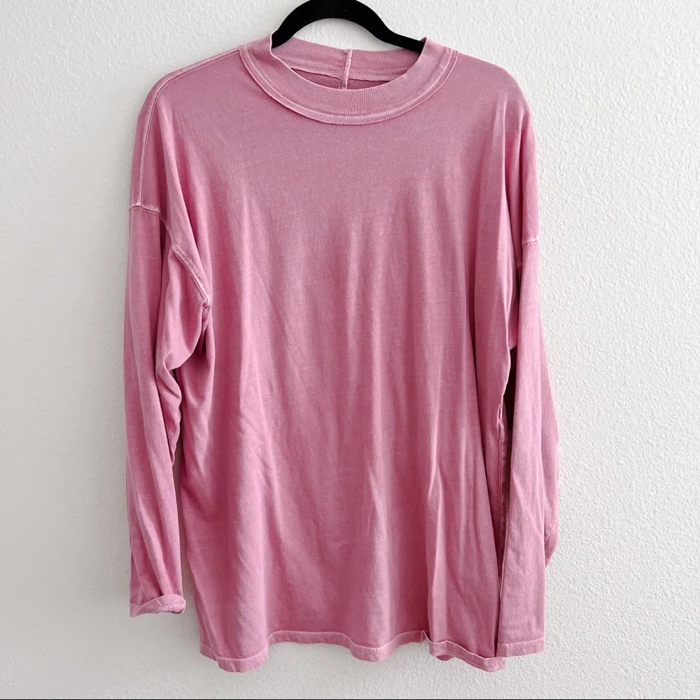 Free People | βWe The Freeβ Be Free Tunic Long Sleeve in Mauve - Size S - Picture 5 of 8